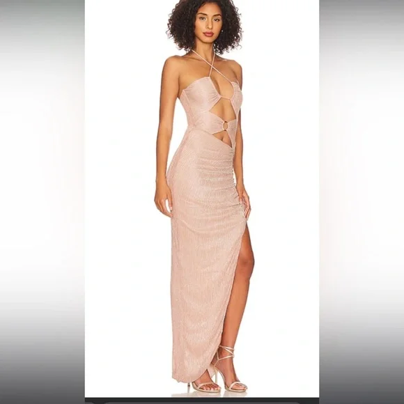 nookie dress Our Bailey Maxi available in sizes XS, S, M Book a try on appointment this week Finishes with a sheer floor length skirt Allure Midi Dress